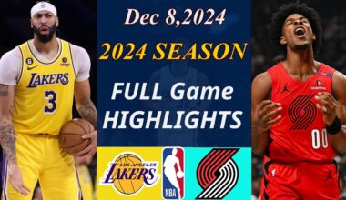 Los Angeles Lakers Vs Portland Trail Blazers  FULL Game | Dec 8, 2024 | NBA TODAY