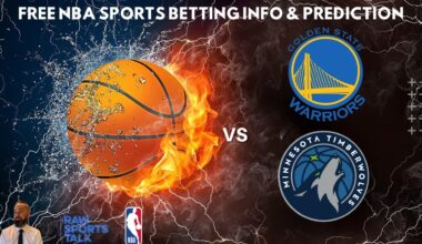 Golden State Warriors VS Minnesota Timberwolves :Free NBA Betting Info For 12/8/24