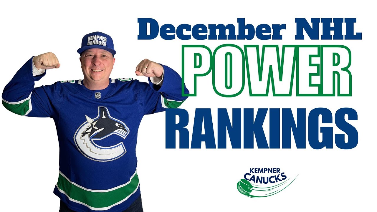 December NHL POWER Rankings! #NHL