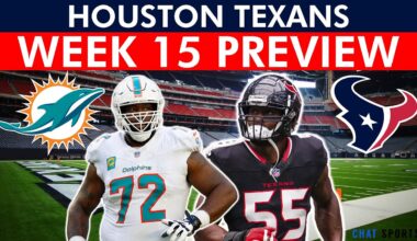 How The Texans Can DOMINATE The Miami Dolphins In Week 15