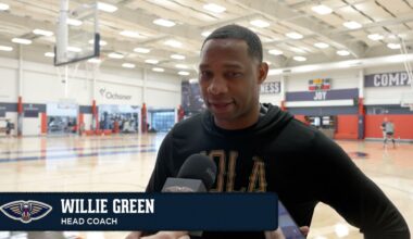Willie Green talks Areas of Growth, Roster Health | New Orleans Pelicans