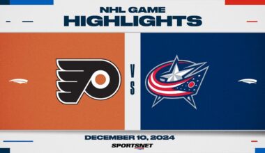 NHL Highlights | Flyers vs. Blue Jackets - December 10, 2024