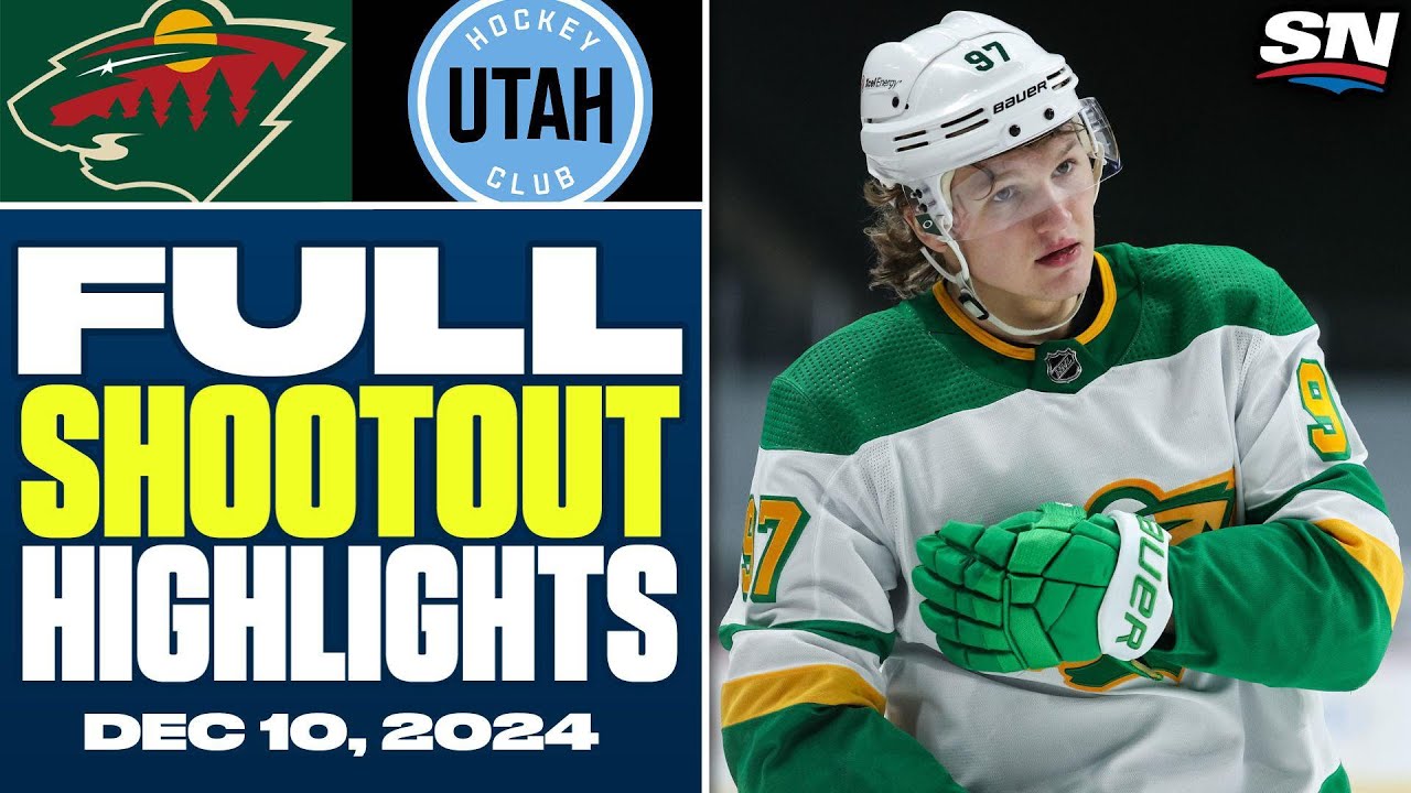 Minnesota Wild at Utah Hockey Club | FULL Shootout Highlights - December 10, 2024