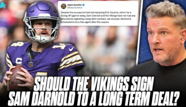 Should The Vikings Give Sam Darnold A Long Term Deal After 11-2 Start? | Pat McAfee Show