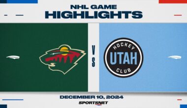 NHL Highlights | Wild vs. Utah HC - December 10, 2024
