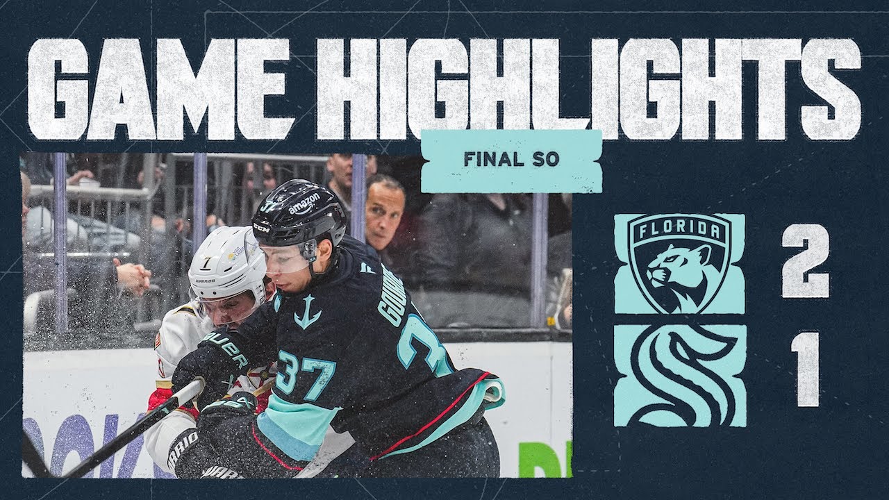 Seattle Kraken vs. Florida Panthers | 12/10 Game Highlights