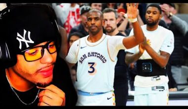 A NIGHT FOR CP3!! TheBoukh reacts to New Orleans Pelicans vs San Antonio Spurs.