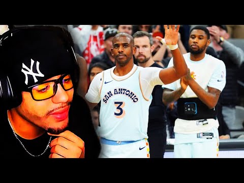 A NIGHT FOR CP3!! TheBoukh reacts to New Orleans Pelicans vs San Antonio Spurs.