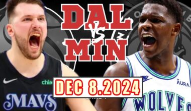 Dallas Mavericks vs Minnesota Timberwolves Full Game Highlights Dec 8,2024 NBA Season 2024-25