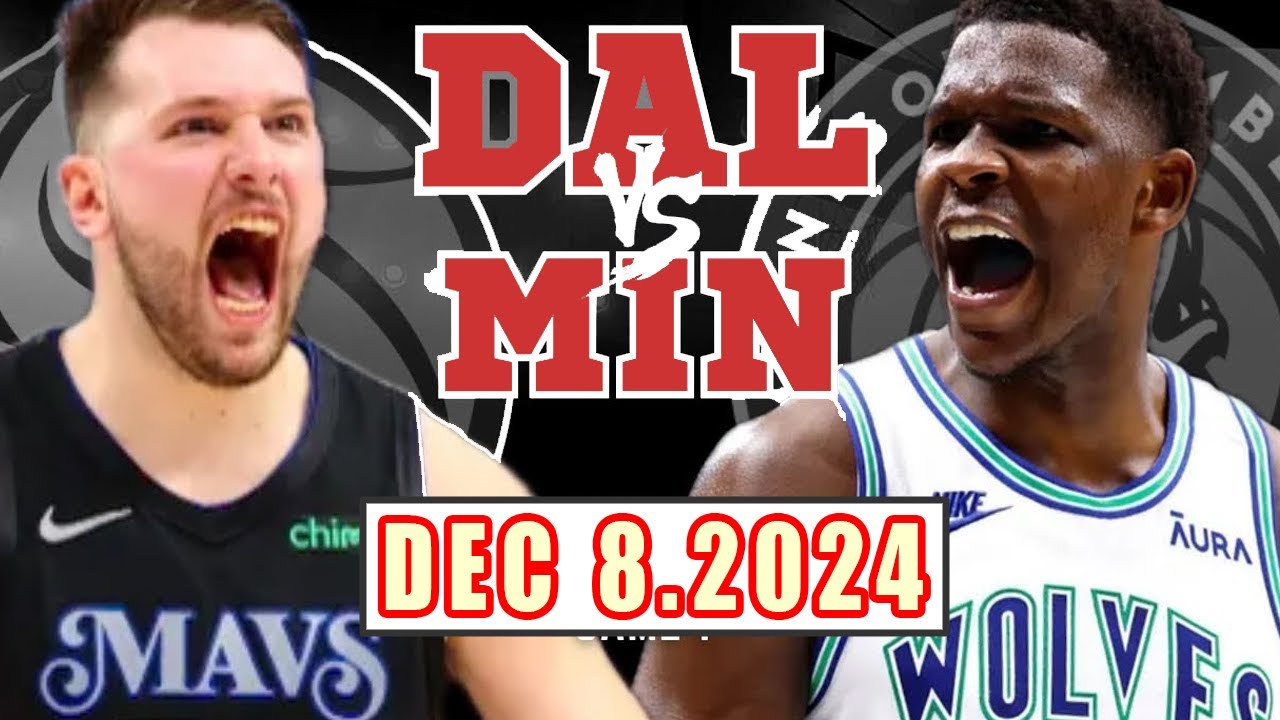 Dallas Mavericks vs Minnesota Timberwolves Full Game Highlights Dec 8,2024 NBA Season 2024-25