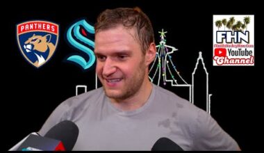 Sasha Barkov, Panthers Postgame: Florida Keeps Streaking, Beats Seattle Kraken in SO
