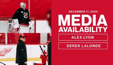 Alex Lyon and Derek Lalonde Media Availability | Dec. 11, 2024