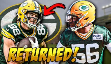 Packers Injury Updates Today! Musgrave Returns!