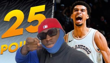 victor wembanyama going crazy New Orleans Pelicans vs San Antonio Spurs Funny reaction