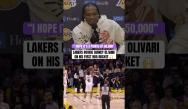 Quincy Olivari reacts to his first career NBA points 👏