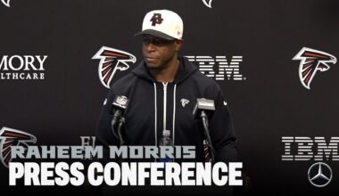 Raheem Morris on pushing forward and preparations to take on Las Vegas Raiders | Press Conference