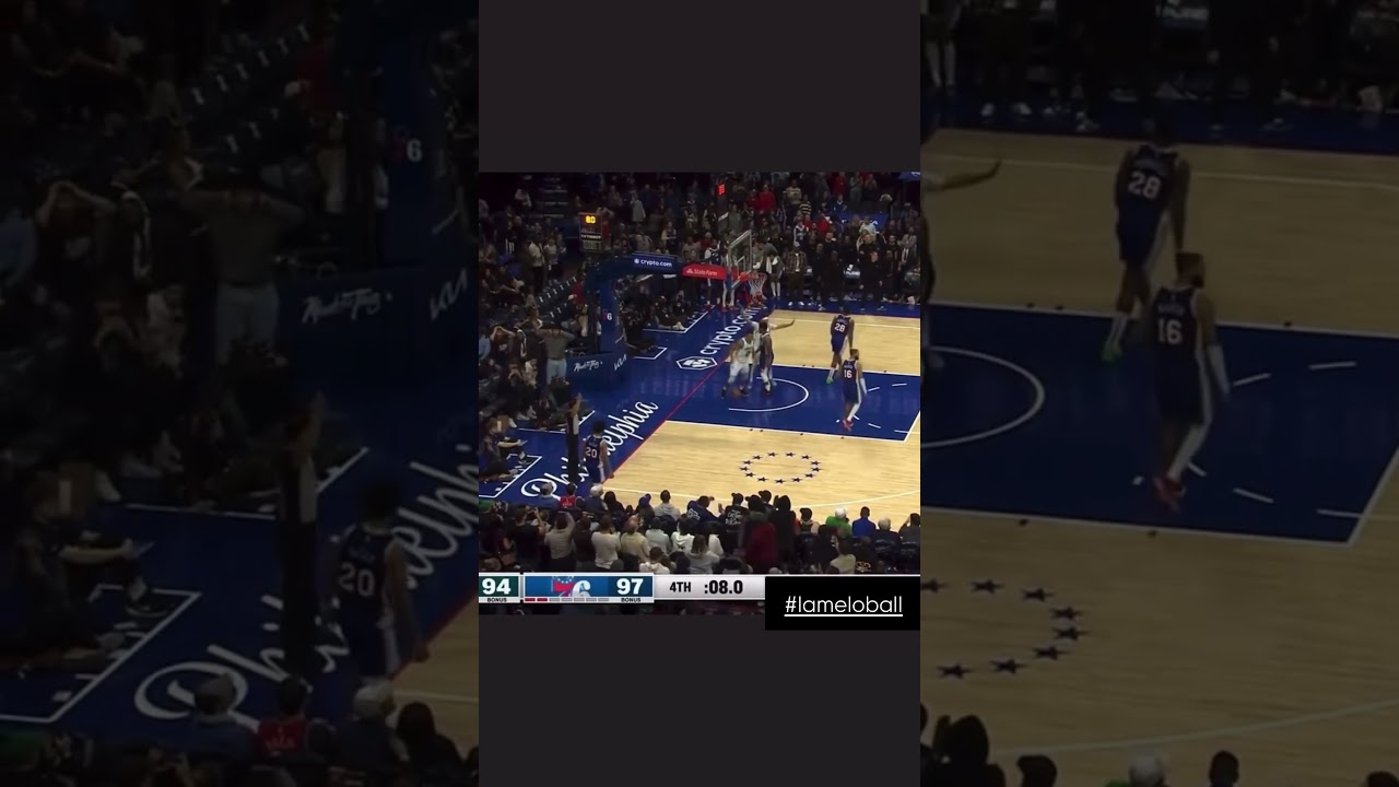#lameloball vs #philadelphia76ers 2024 #nba #nbashorts #charlottehornets #thesuperppodcast #esporte