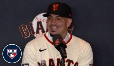 Willy Adames introduced by the San Francisco Giants