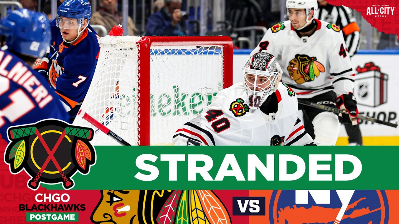 Chicago Blackhawks, Connor Bedard EDGED by New York Islanders | CHGO Blackhawks POSTGAME Podcast