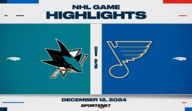 NHL Highlights | Sharks vs. Blues - December 12, 2024