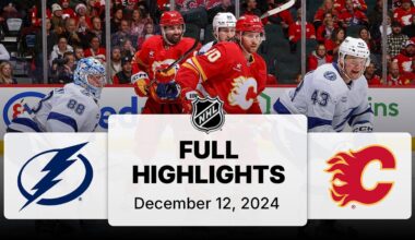 NHL Highlights | Lightning vs. Flames | December 12, 2024
