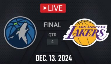 NBA LIVE! LA Lakers vs Minnesota Timberwolves | December 13, 2024 | Wolves vs Lakers LIVE NBA 2K25