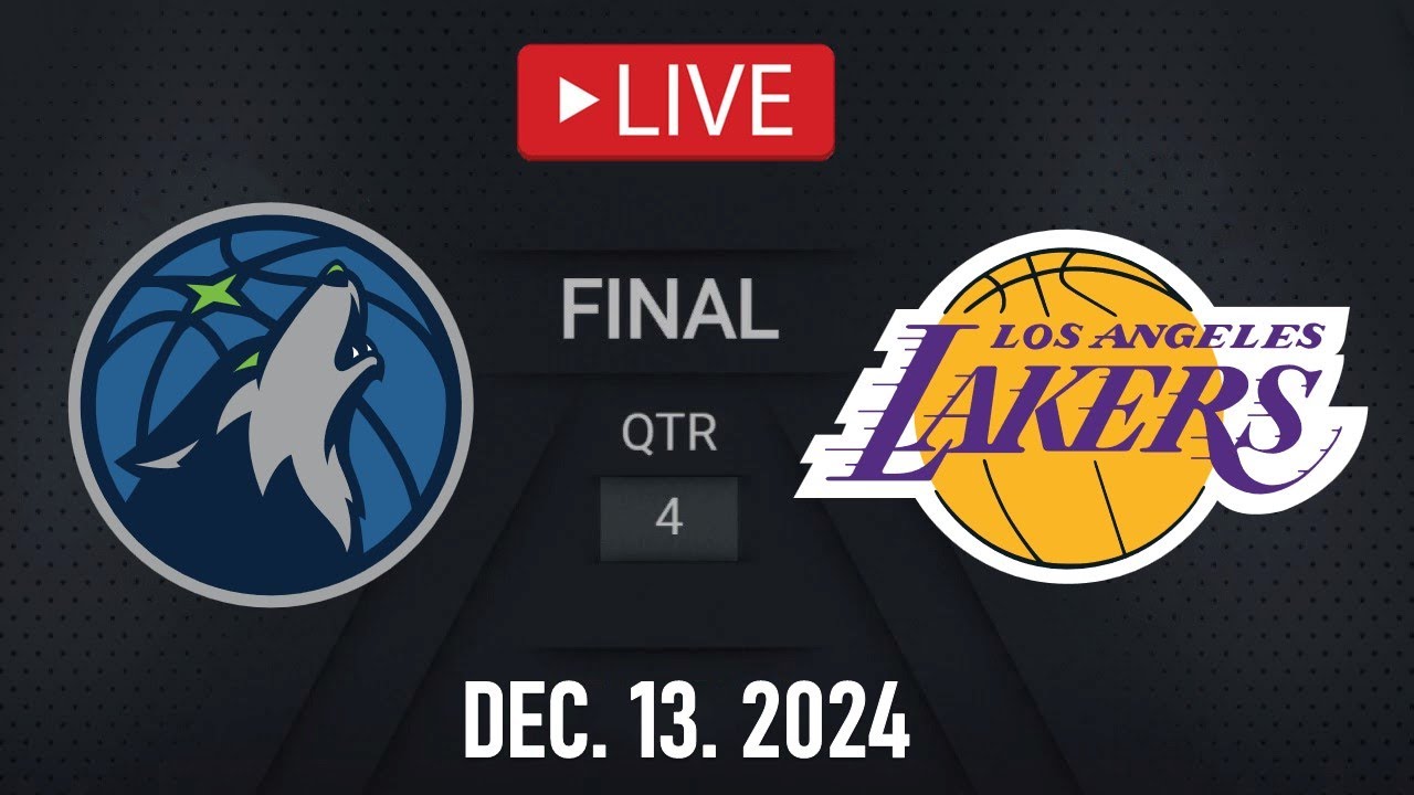 NBA LIVE! LA Lakers vs Minnesota Timberwolves | December 13, 2024 | Wolves vs Lakers LIVE NBA 2K25