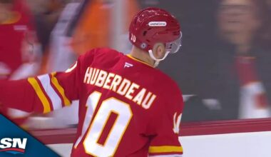 Flames' Jonathan Huberdeau Scores On 2-on-1 vs. Lightning