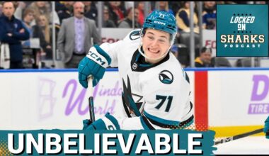 Macklin Celebrini Continues To Be Unbelievable As Sharks Snap Their Three Game Losing Streak