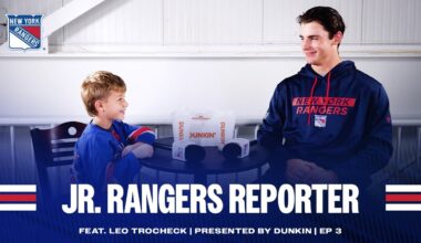 Junior Rangers Reporter Presented by Dunkin: Leo Trocheck | Episode 3