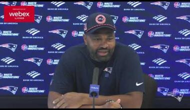 Jerod Mayo: "The Guys Have Really Been Focused and Dialed In." | Patriots Press Conference