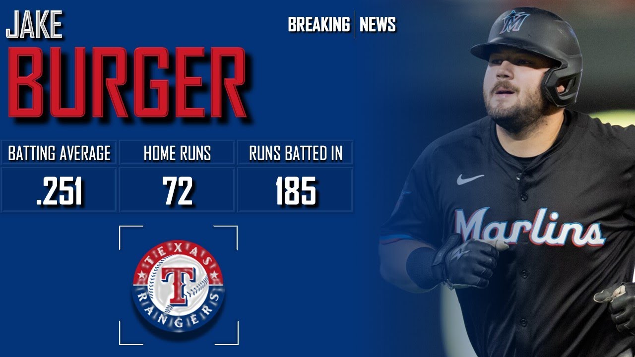 𝐁𝐑𝐄𝐀𝐊𝐈𝐍𝐆 𝐍𝐄𝐖𝐒: Texas Rangers Acquire Jake Burger | 2024 MLB Offseason
