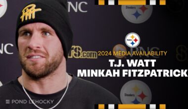 T.J. Watt, Minkah Fitzpatrick Media Availability (Dec. 13) | Pittsburgh Steelers