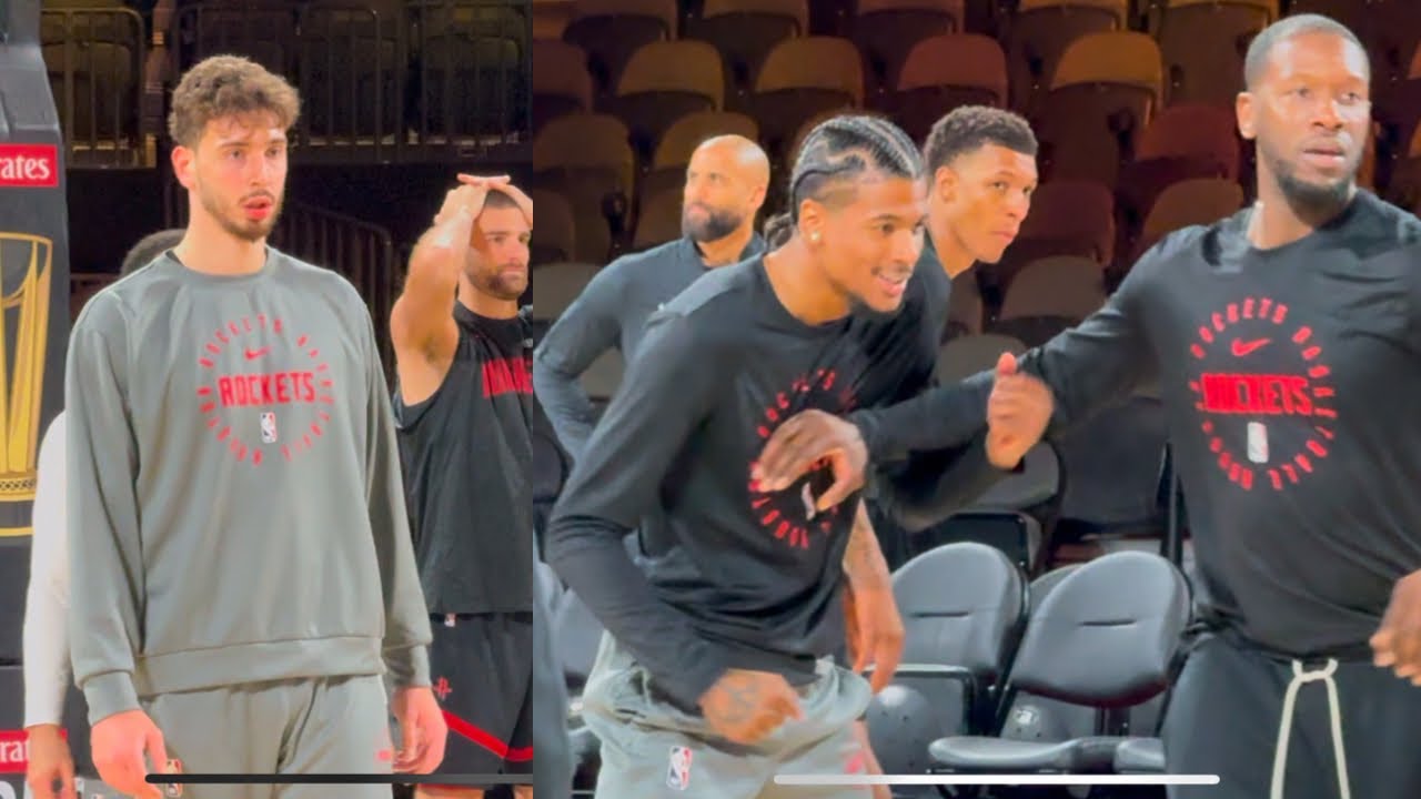 HOUSTON ROCKETS HAVE INTENSE PRACTICE IN VEGAS; LOOK POISED TO WIN NBA CUP AS TALENTED YOUNG TEAM