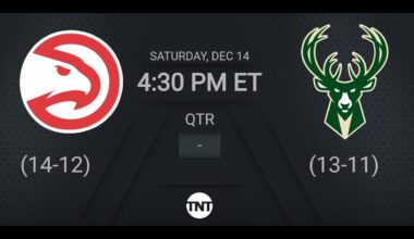 Atlanta Hawks @ Milwaukee Bucks  | #NBAEmiratesCup Semifinal on TNT Live Scoreboard