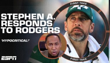 'THAT IS WEAK!' 🗣️ Stephen A. SOUNDS OFF on Aaron Rodgers' comments about the media 😳 | First Take