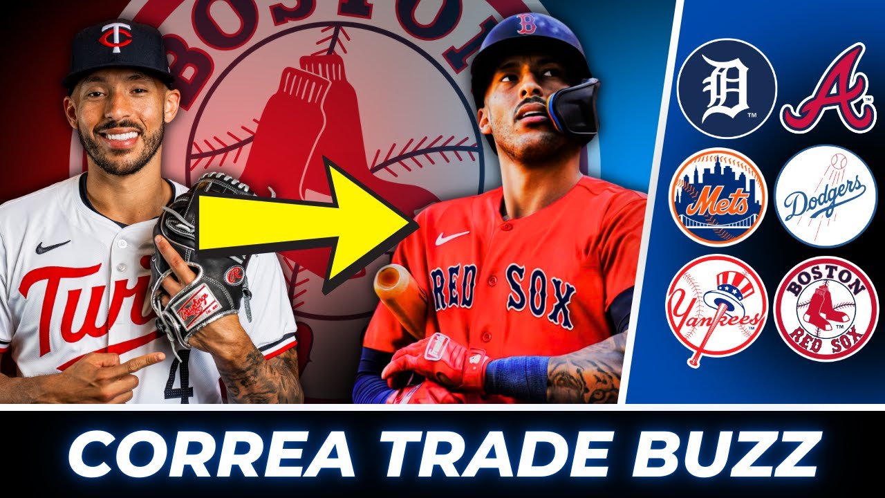 Carlos Correa Trade Buzz is Heating Up! Red Sox, Yankees, Dodgers, Mets, Braves, Tigers interested