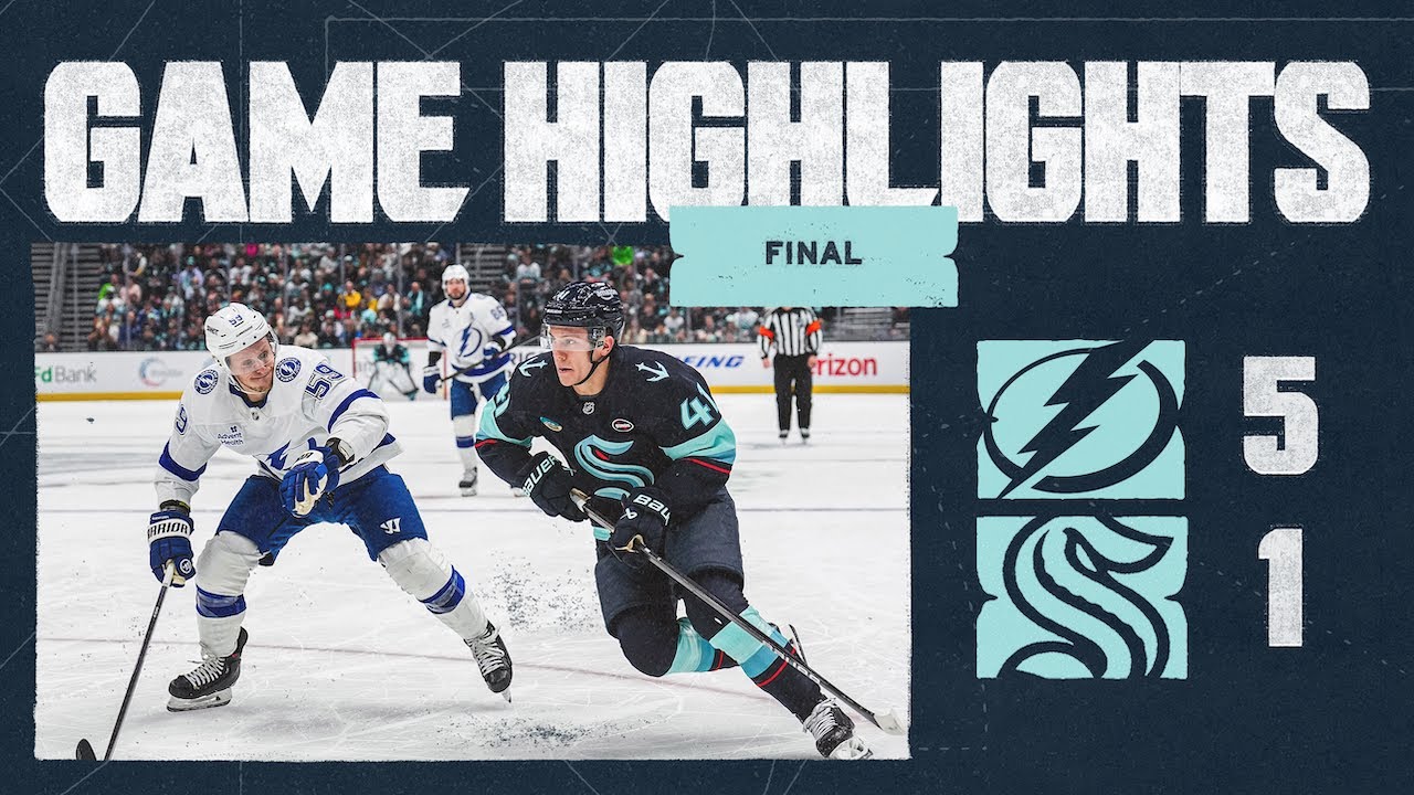Seattle Kraken vs. Tampa Bay Lightning | 12/14 Game Highlights