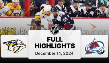 NHL Highlights | Predators vs. Avalanche - December 14, 2024