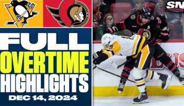 Pittsburgh Penguins at Ottawa Senators | FULL Overtime Highlights - December 14, 2024