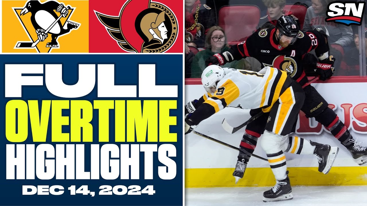 Pittsburgh Penguins at Ottawa Senators | FULL Overtime Highlights - December 14, 2024