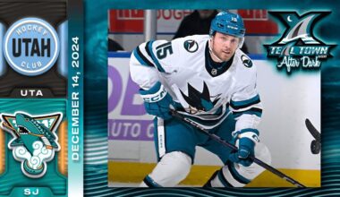 San Jose Sharks @ Utah Hockey Club - 12/14/2024 - Teal Town USA After Dark (Postgame)