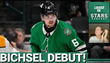 Lian Bichsel's Impressive NHL Debut and 1st Career Goal! Stars fall to Preds 4-1 ahead of St. Louis