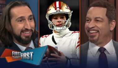Purdy ‘not a franchise QB’, De’Vondre Campbell walks off, Rams a threat? | NFL | FIRST THINGS FIRST