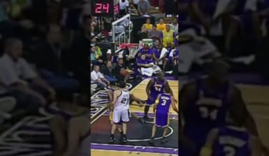 2002 Western Conference Finals Game 5 Mike Bibby Game Winner - Sacramento Kings vs LA Lakers