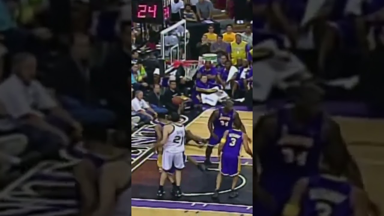 2002 Western Conference Finals Game 5 Mike Bibby Game Winner - Sacramento Kings vs LA Lakers