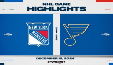 NHL Highlights | Rangers vs. Blues - December 15, 2024
