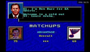 NHL '94 "Game of the Night" Detroit Redwings @ STL Blues "Hull Hat Trick" 3/29/03 #NHL #retrogaming