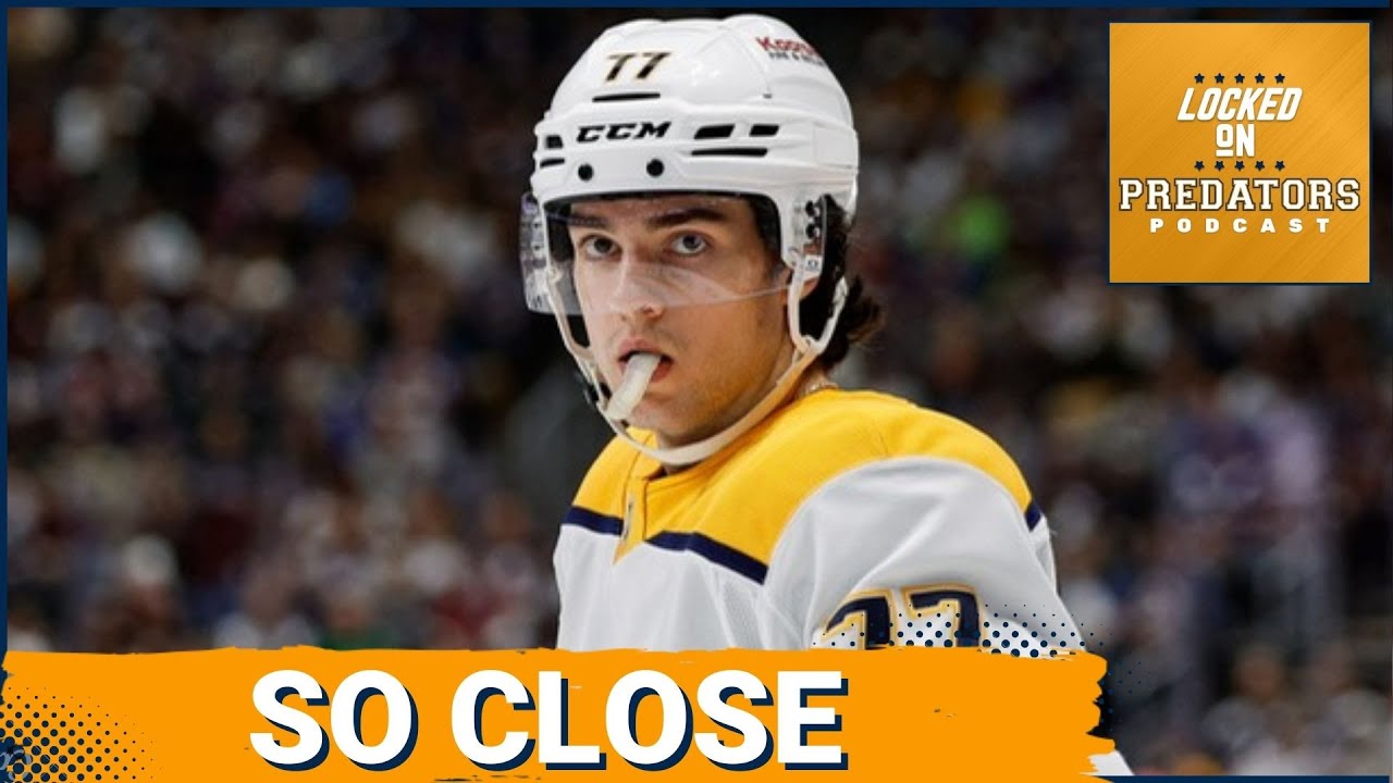 Nashville Predators' Late Rally Falls Short vs. Colorado Avalanche