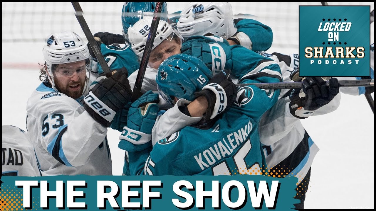 San Jose Sharks Can't Beat Both Refs And Utah Hockey Club